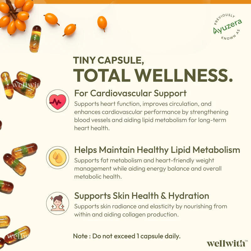 Sea Buckthorn Omega 3,6,7,9 Oil Capsule